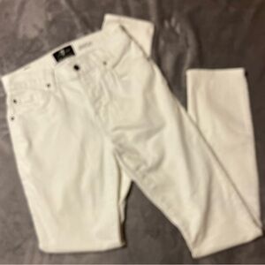 7 of mankind white jeans